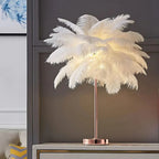 Aurora Feather Lamp – Elegante Zachte Gloed Verlichting voor Huis & Decoratie