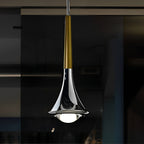 1-Licht Wasser Tropfen Metall LED Nordic Treppen Pendelleuchte