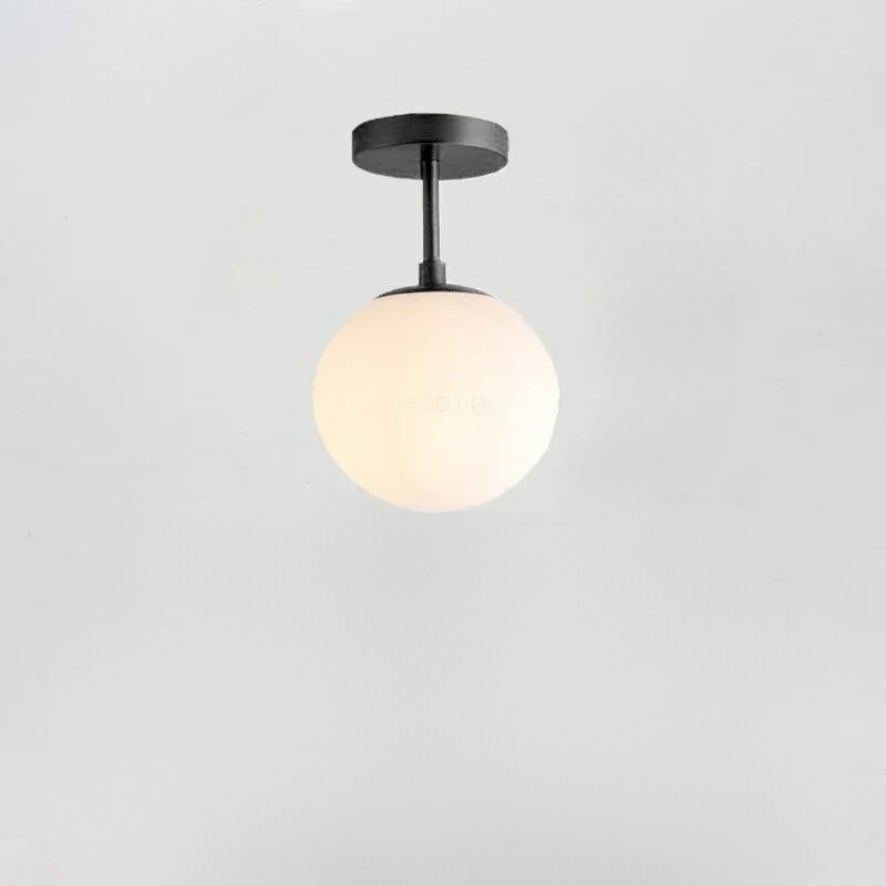 Nordic LED üveg mennyezeti lámpa – Elegáns fehér gömb minden térhez