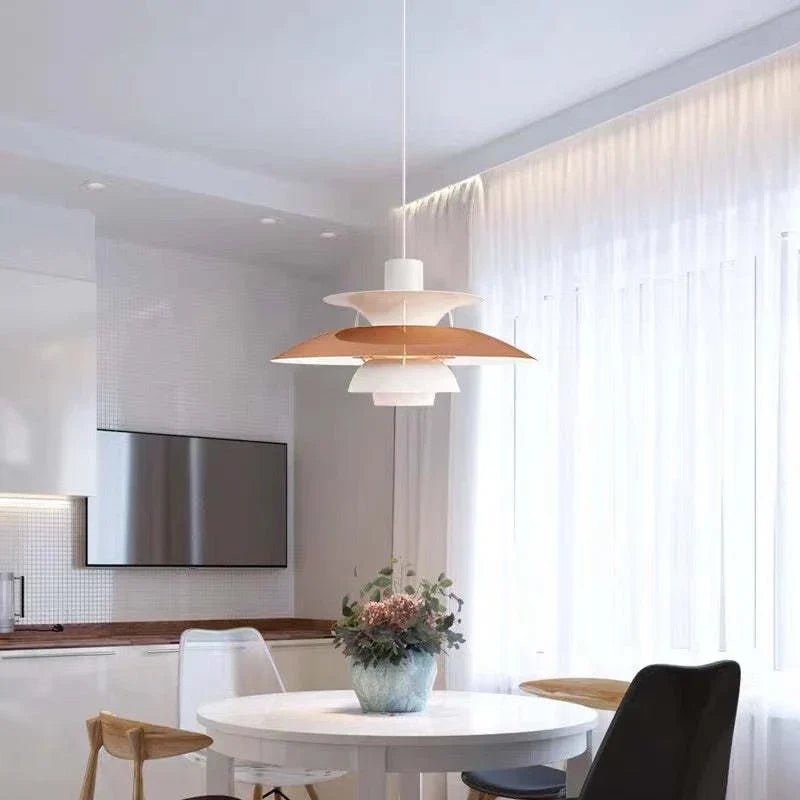 Morandi modern LED függesztett lámpa árnyékolóval