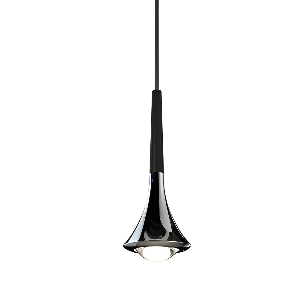 1-Licht Wasser Tropfen Metall LED Nordic Treppen Pendelleuchte