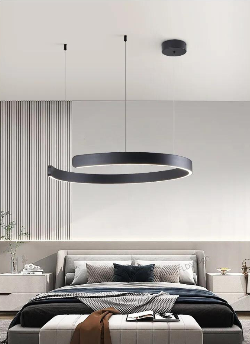 NordicGlow - Kerek LED csillár nappaliba
