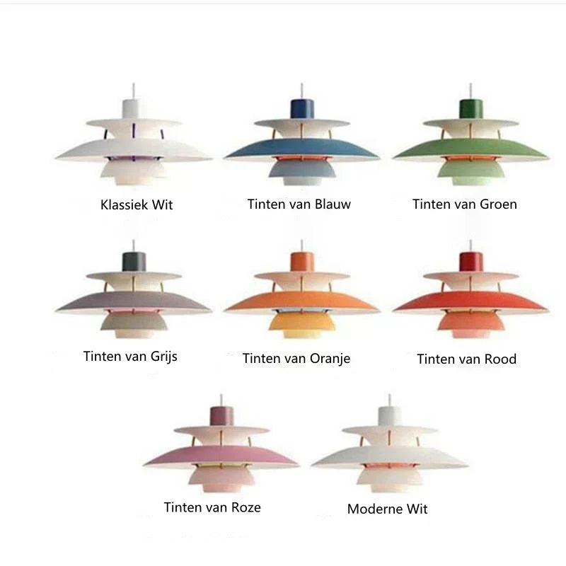 Morandi modern LED függesztett lámpa árnyékolóval
