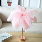 Aurora Feather Lamp – Elegante Zachte Gloed Verlichting voor Huis & Decoratie