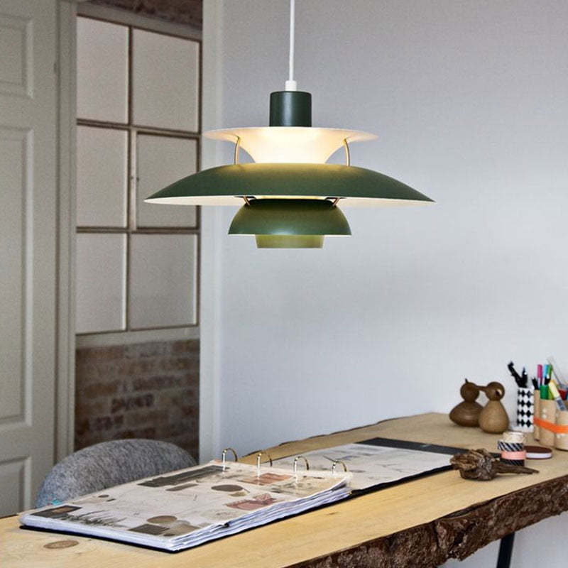 Morandi modern LED függesztett lámpa árnyékolóval