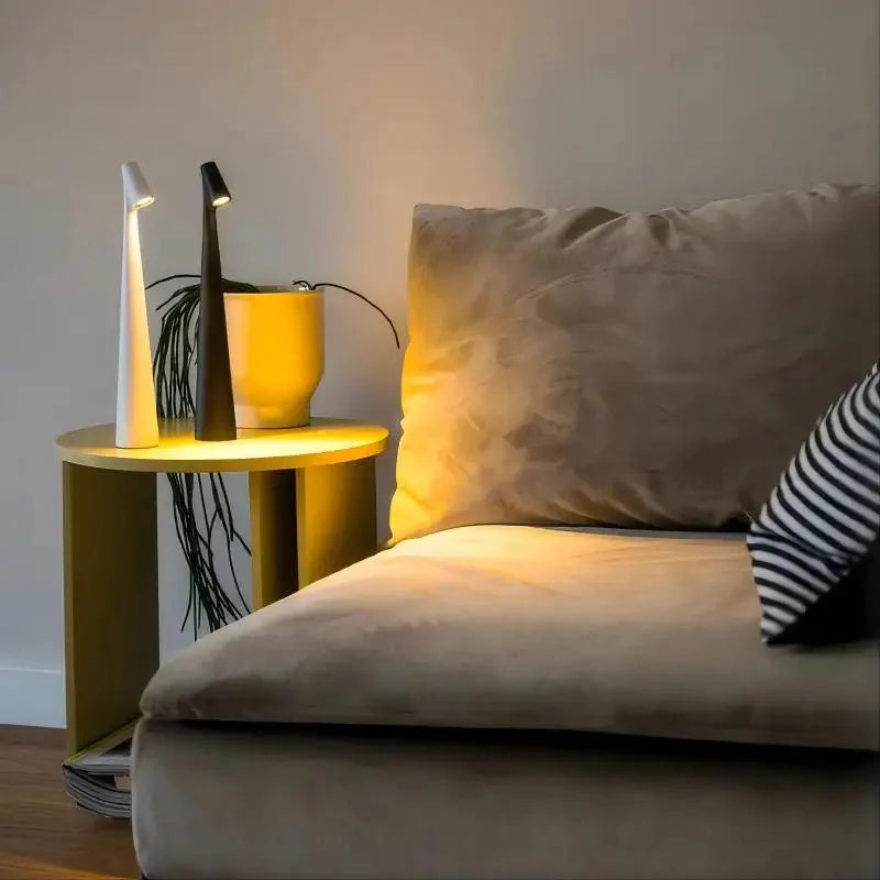 Minimalista északi stílusú asztali lámpa | Vezeték nélküli | LED | Olvasólámpa | Vacsoralámpa