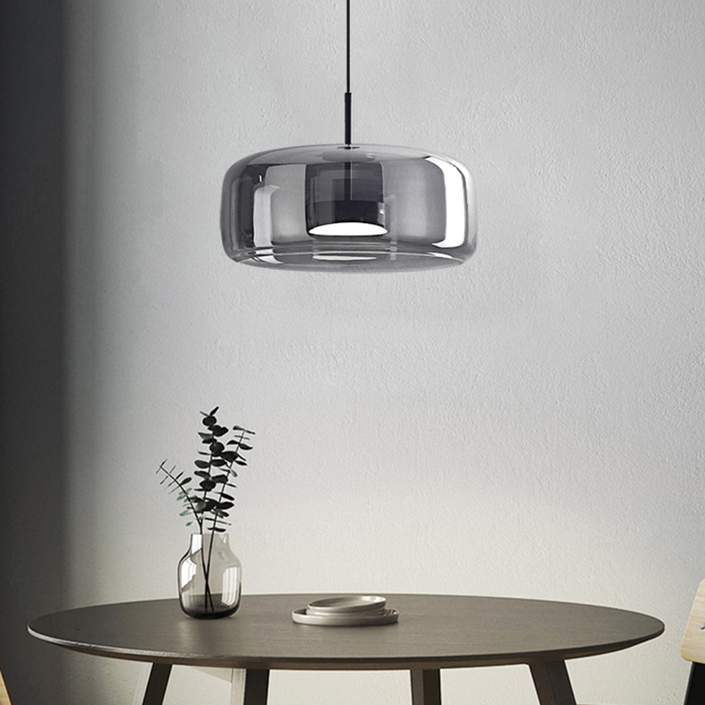 Hailie Retro LED függőlámpa Arany Borostyán Fém Üveg Hálószobai lámpa