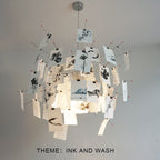 DIY Verlichting Ingo Maurer Zettel Chandelier: Gepersonaliseerde Verlichting