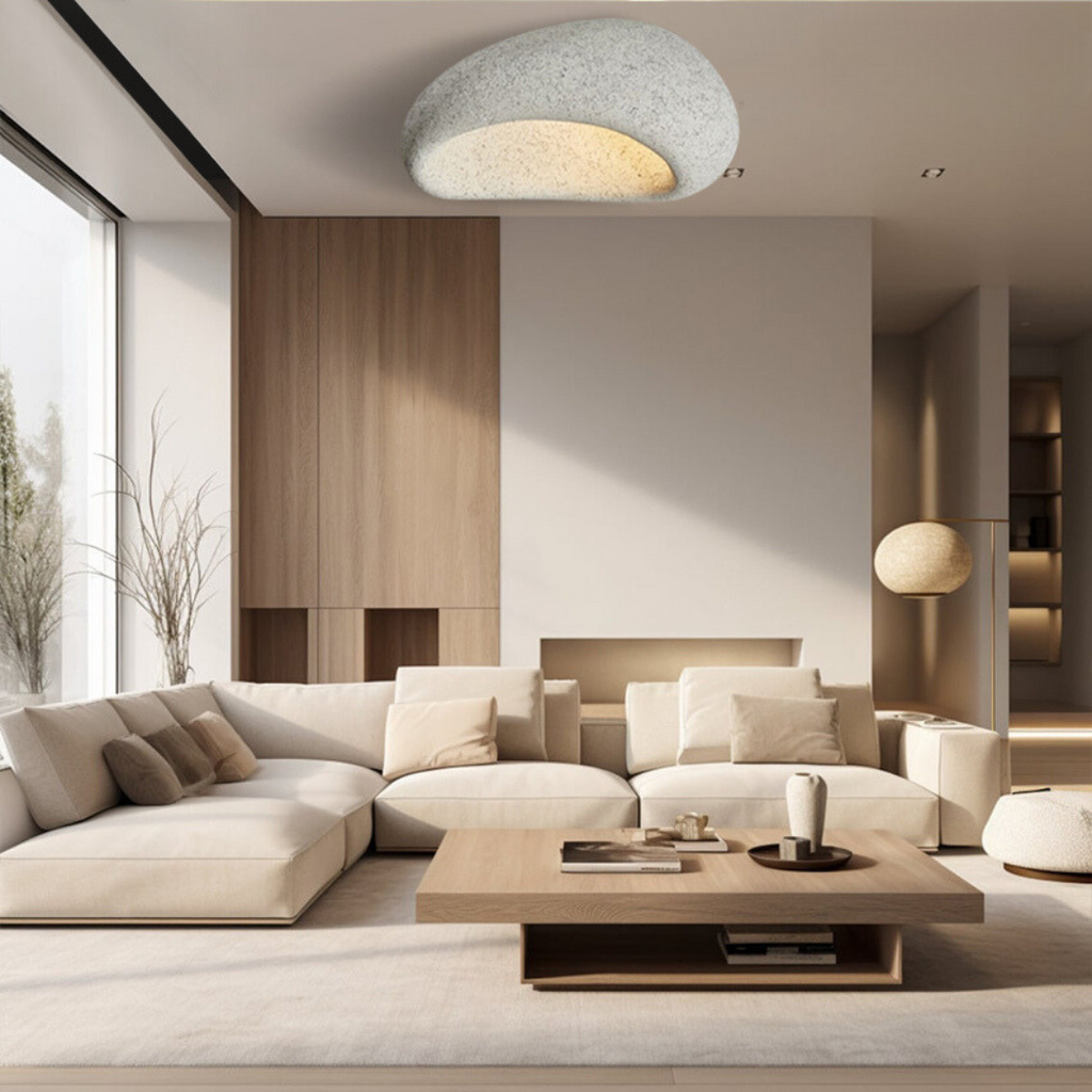 Iluminación de techo Wabi Sabi - lámpara inspirada en Japón