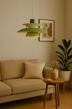 Lámpara de techo LED moderna redonda - regulable y duradera - iluminación elegante para sala de estar, comedor y oficina