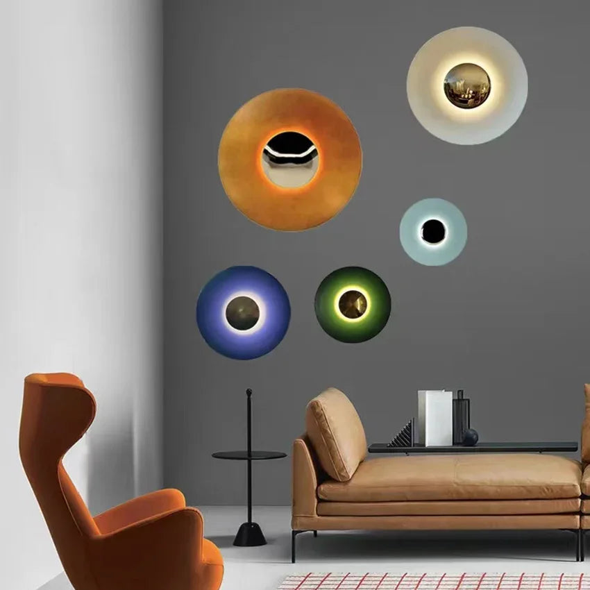 ColorBurst - Modern kerek lámpa