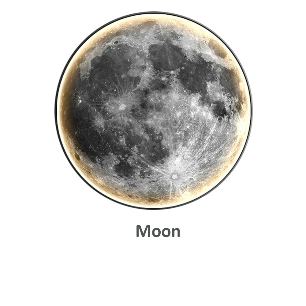 LunaLux - LED maan wandlamp