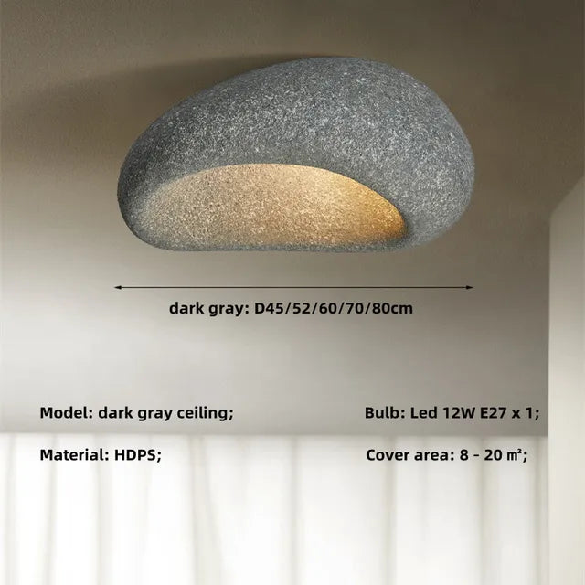 Iluminación de techo Wabi Sabi - lámpara inspirada en Japón