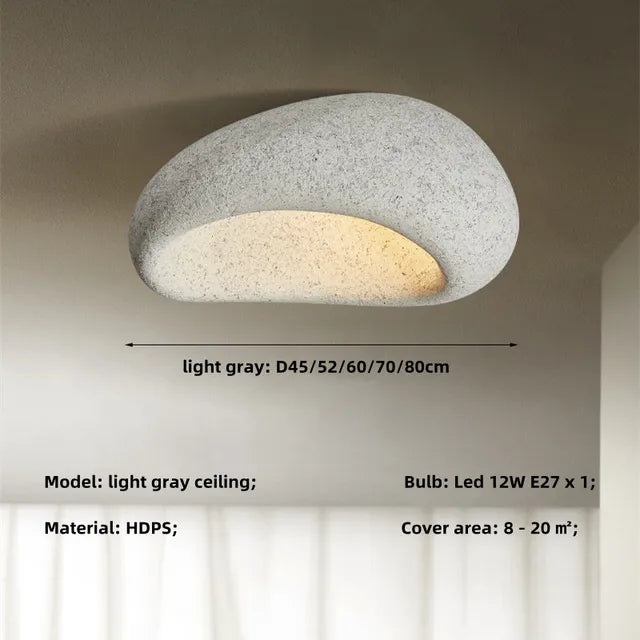 Iluminación de techo Wabi Sabi - lámpara inspirada en Japón