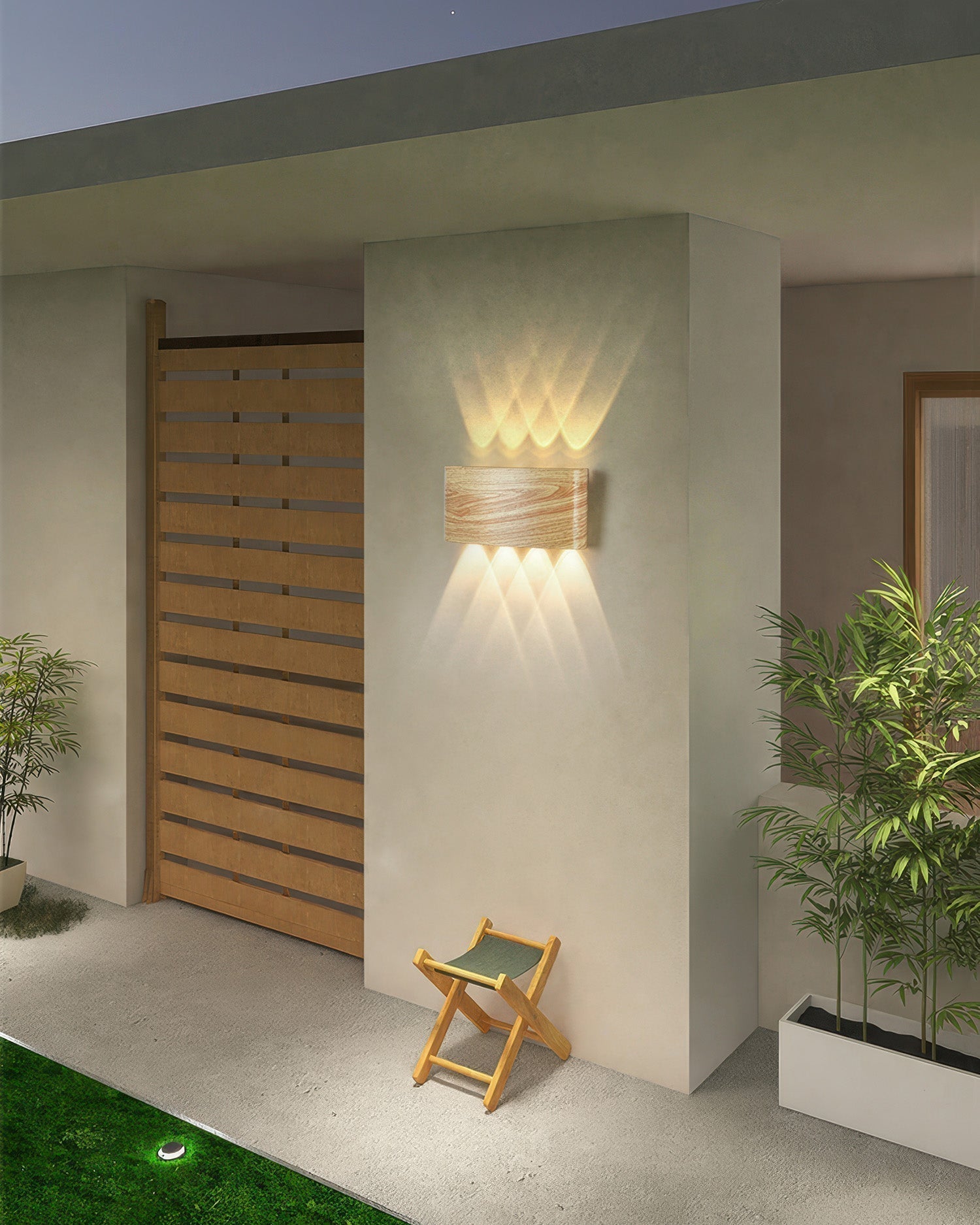 Lumina Woodgrain LED fali lámpa