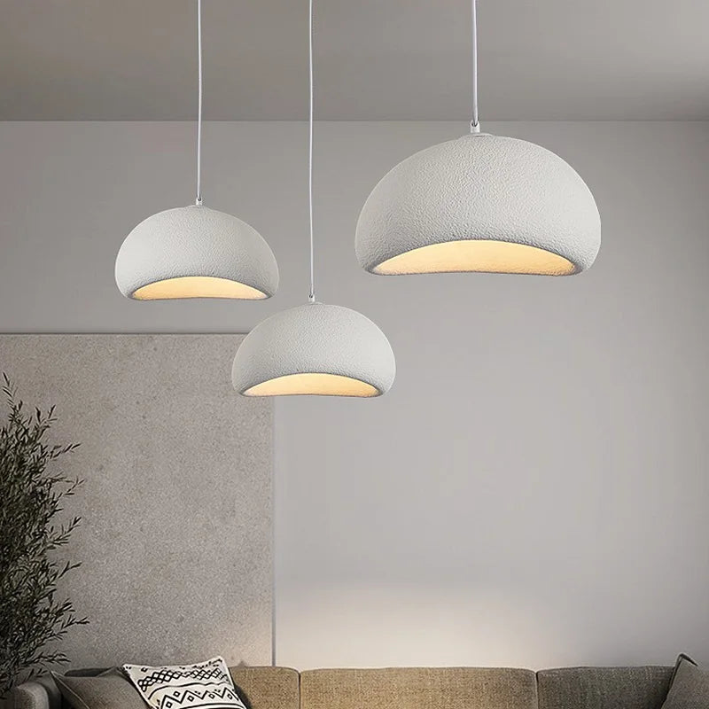 Modern nordikus wabi-sabi LED függeszték – állítható konyhai függeszték világítás étkezőbe és nappaliba