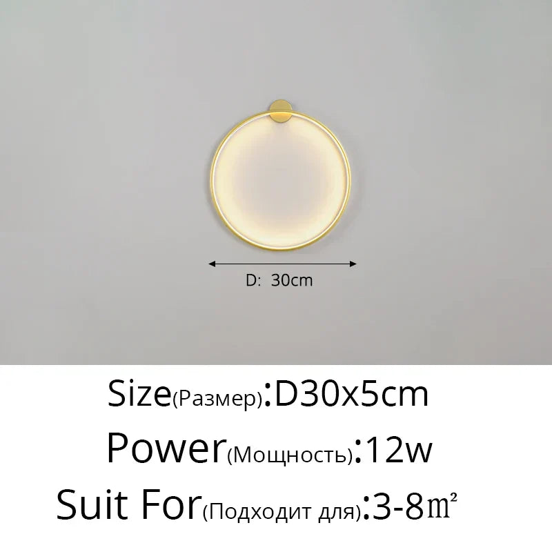 Hold LED fali lámpa – Modern fali lámpa hálószobába, nappaliba és előszobába