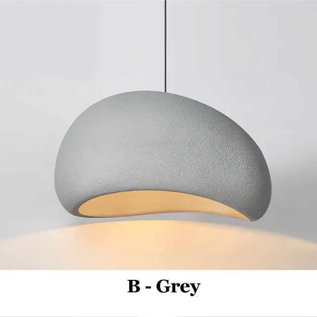 Modern nordikus wabi-sabi LED függeszték – állítható konyhai függeszték világítás étkezőbe és nappaliba