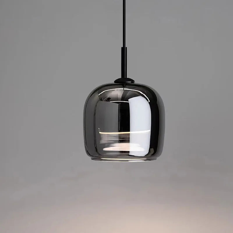 Nordic üveg LED függeszték – modern luxus csillár