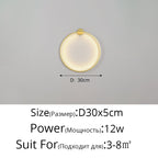 Moon LED Wall Light – Modern Wall Lamp for Bedroom, Living Room, and Hallway