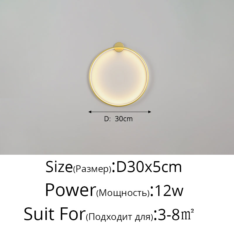 Hold LED fali lámpa – Modern fali lámpa hálószobába, nappaliba és előszobába