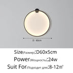 Moon LED Wall Light – Modern Wall Lamp for Bedroom, Living Room, and Hallway