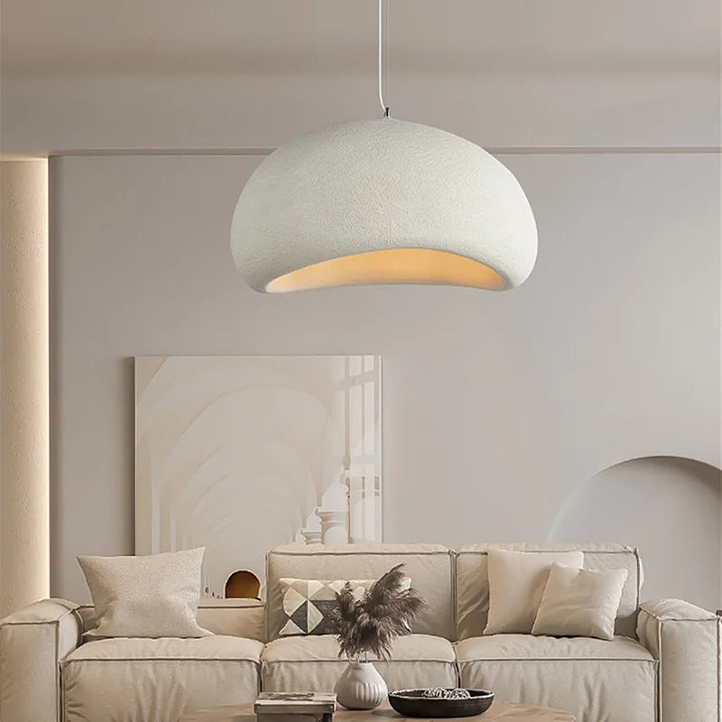 Modern nordikus wabi-sabi LED függeszték – állítható konyhai függeszték világítás étkezőbe és nappaliba