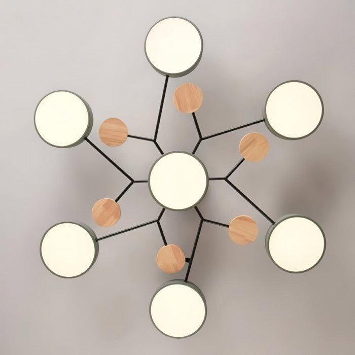 Skandináv mennyezeti lámpa - ágakból álló design, stílusos és fenntartható LED technológiával