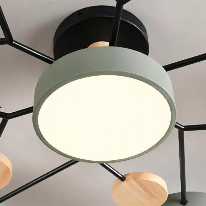 Skandináv mennyezeti lámpa - ágakból álló design, stílusos és fenntartható LED technológiával