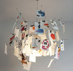 DIY Verlichting Ingo Maurer Zettel Chandelier: Gepersonaliseerde Verlichting