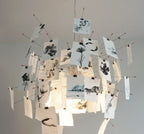 DIY Verlichting Ingo Maurer Zettel Chandelier: Gepersonaliseerde Verlichting