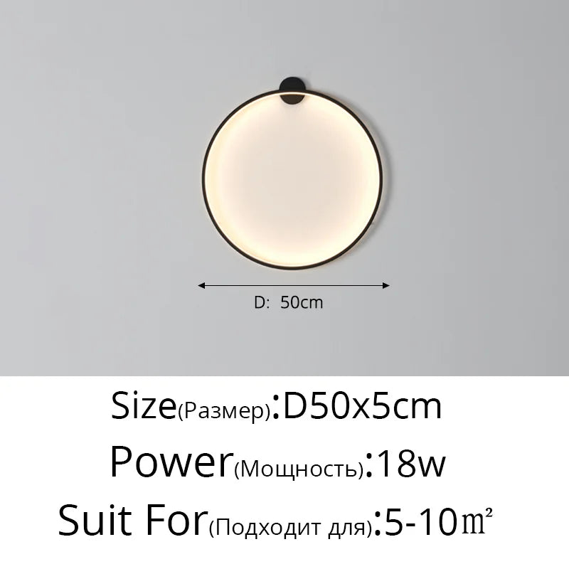 Hold LED fali lámpa – Modern fali lámpa hálószobába, nappaliba és előszobába
