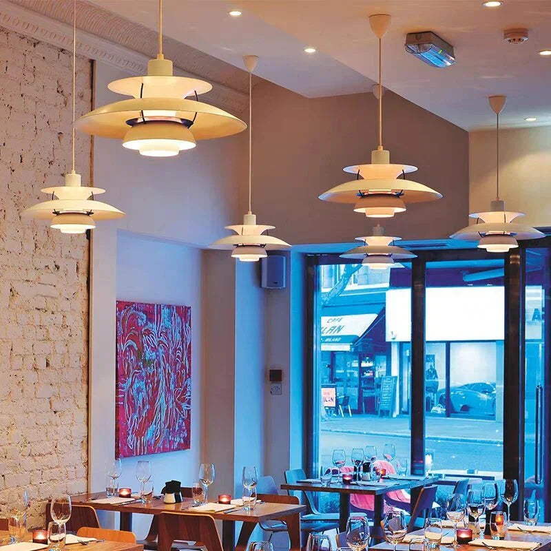Morandi modern LED függesztett lámpa árnyékolóval