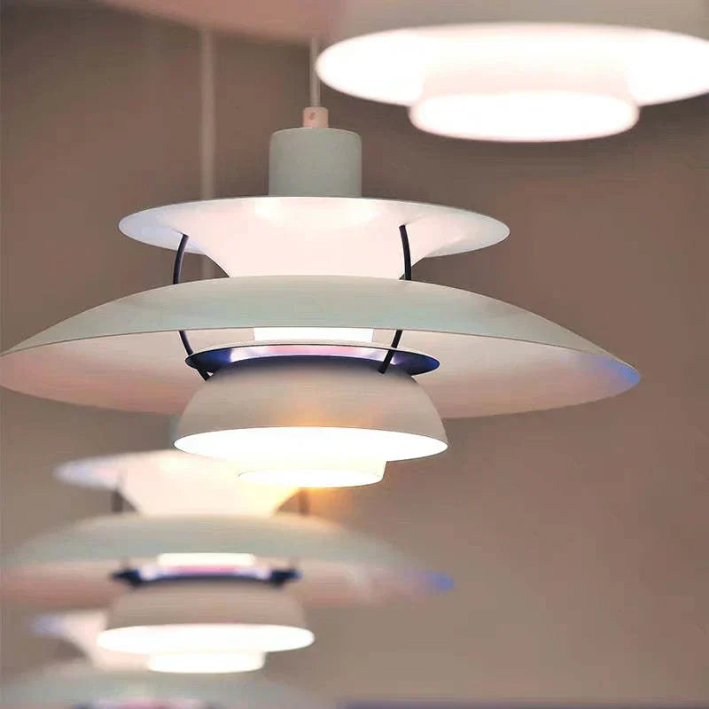 Morandi modern LED függesztett lámpa árnyékolóval